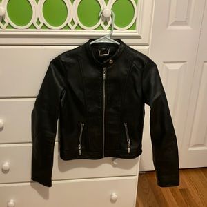 Faux Leather Jackets kids Large